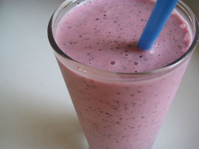 Blueberry Strawberry Smoothie