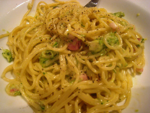 Courgette Carbonara