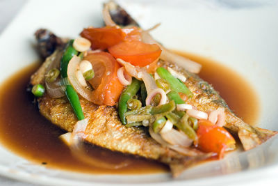 Fried Fish with Lemongrass