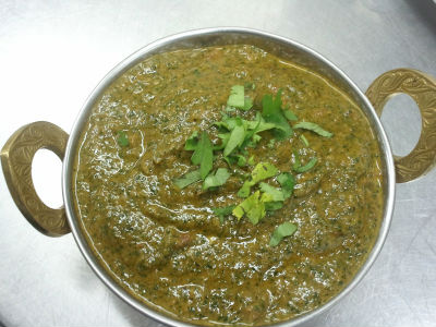 Saag Meat / Lamb cooked in Spinach Sauce