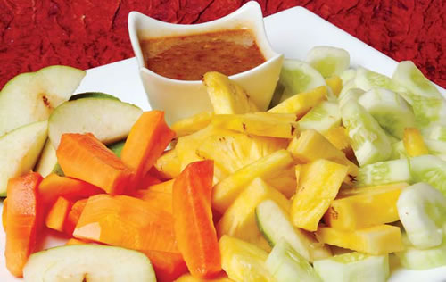 Asian style Spicy Fruit Salad