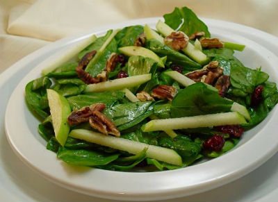 Spinach and Green Apple Salad