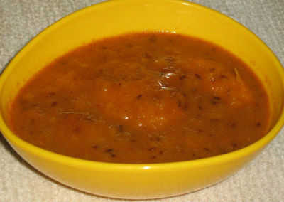 Sweet and Sour Mango Curry