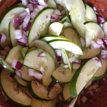 Tangy Cucumber Pickles