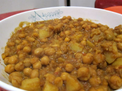 Chickpeas with Potatoes