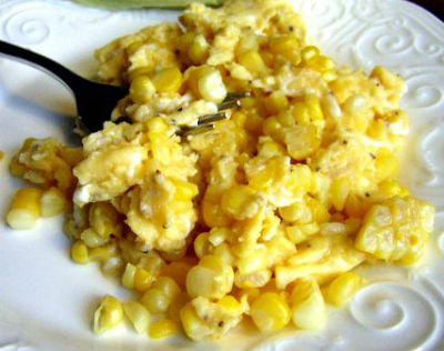 Scrambled Eggs with Sweet Corn