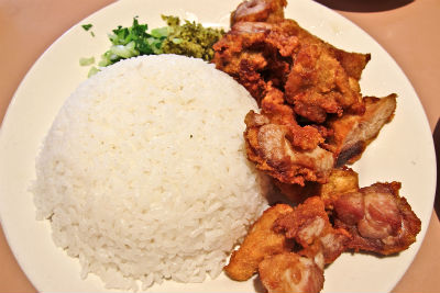 Five Spice Fried Chicken with Rice
