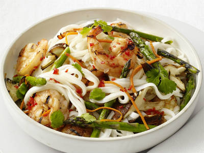 Grilled Shrimp and Rice Noodle Salad