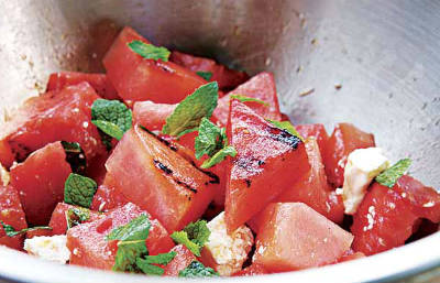 Grilled Watermelon Salad