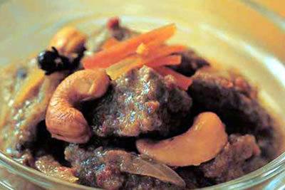 Lamb with Cashew Nuts