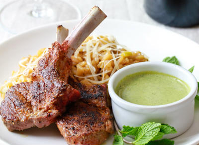 Grilled Lamb with Moroccan Rub