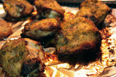 Mustard Roasted Chicken 