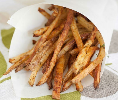 Oven-baked Garlic Fries