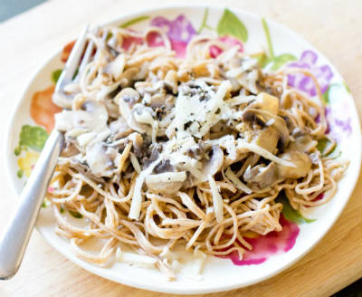 Sauce with recipe with Pasta Recipe Creamy  creamy pasta milk Mushroom