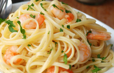 Pasta with Prawns