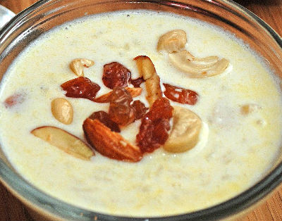 Biyyam Payasam (Andhra Rice Kheer)