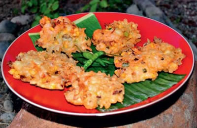 Corn and Shrimp Fritters