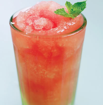 Watermelon and Mint Granita