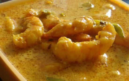Chingri Malai Curry (Prawn Malai Curry)