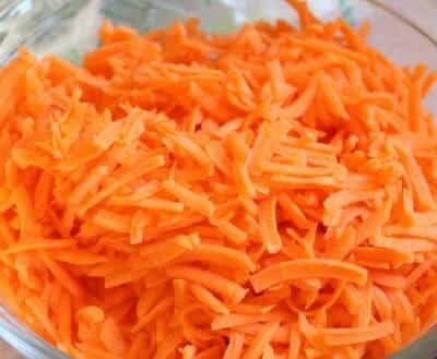 grated carrot