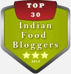 Top 30 Food Bloggers Badge
