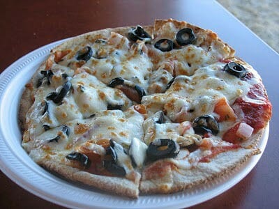 Vegetarian Pita Pizza