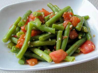 Sauteed Beans and Tomatoes
