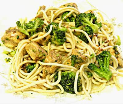 Chicken, Broccoli and Noodle Salad