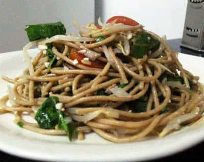 Lemon Almond Pasta
