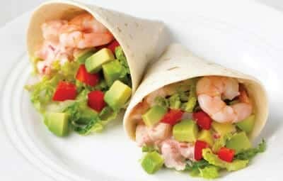 Prawn and Avocado Wrap