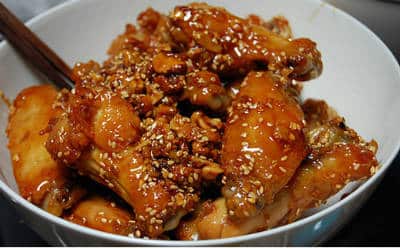 Honey Sesame Chicken Wings