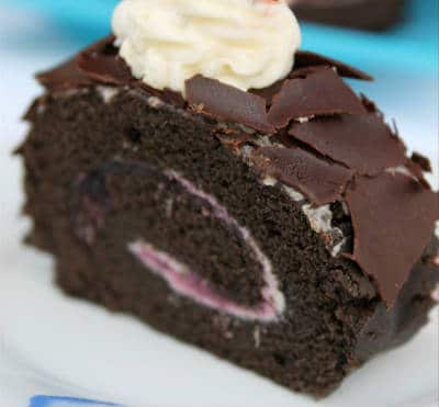 Black Forest Cake Roll