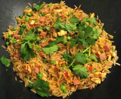 Chilli Egg Rice