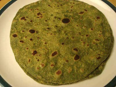 palak chapati