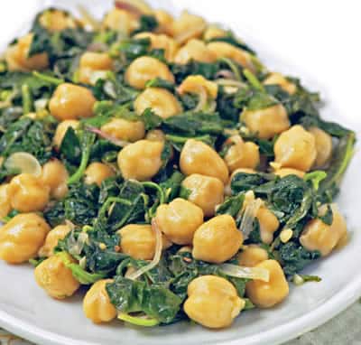 Spinach with Chickpeas