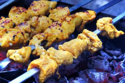 Iranian Grilled Saffron Chicken