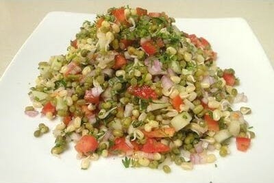 Sprouted Moong Chaat