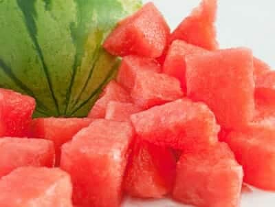 watermelon chunks