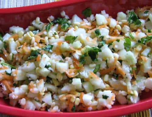 Cucumber Moong Dal Kosambari