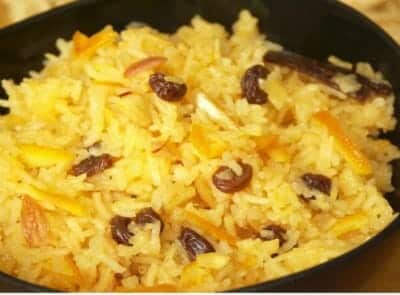 Zarda Pulao