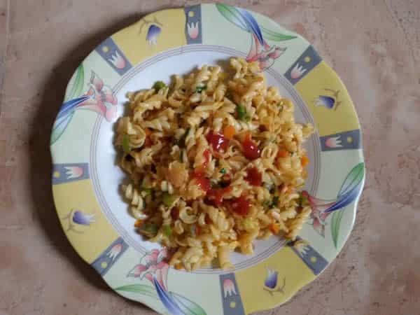 Indian style Vegetable Pasta