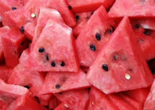watermelon pieces