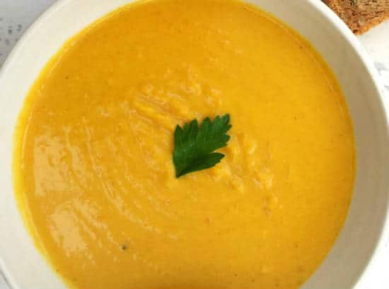 Carrot, Coconut and Dal Soup