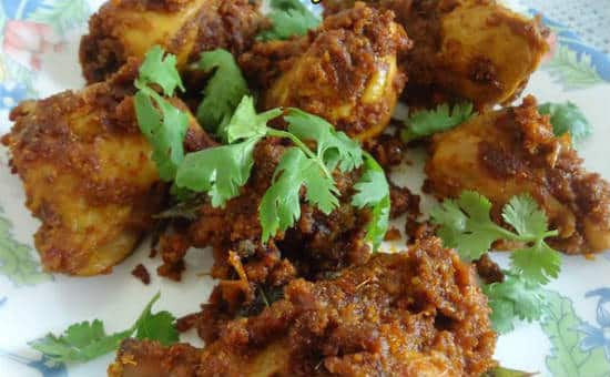 chettinad chicken pirattal