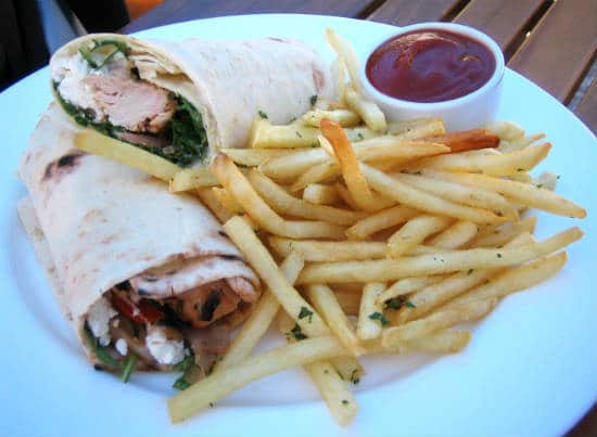 Greek Style Chicken Wraps