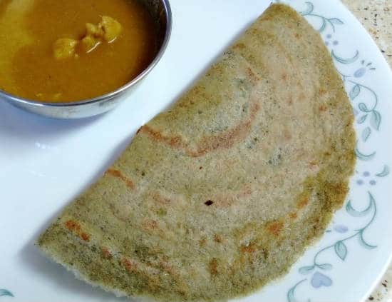 Kambu Dosa (Pearl Millet/Bajra Dosa)