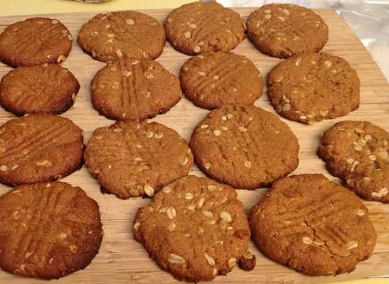 Peanut Butter Oats Cookies