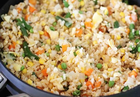 Vegetable Fried Rice with Egg
