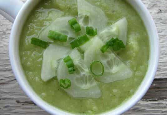 Cucumber Gazpacho Cold Soup Recipe
