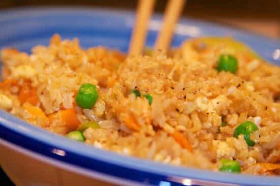 Egg Fried Rice with Ginger